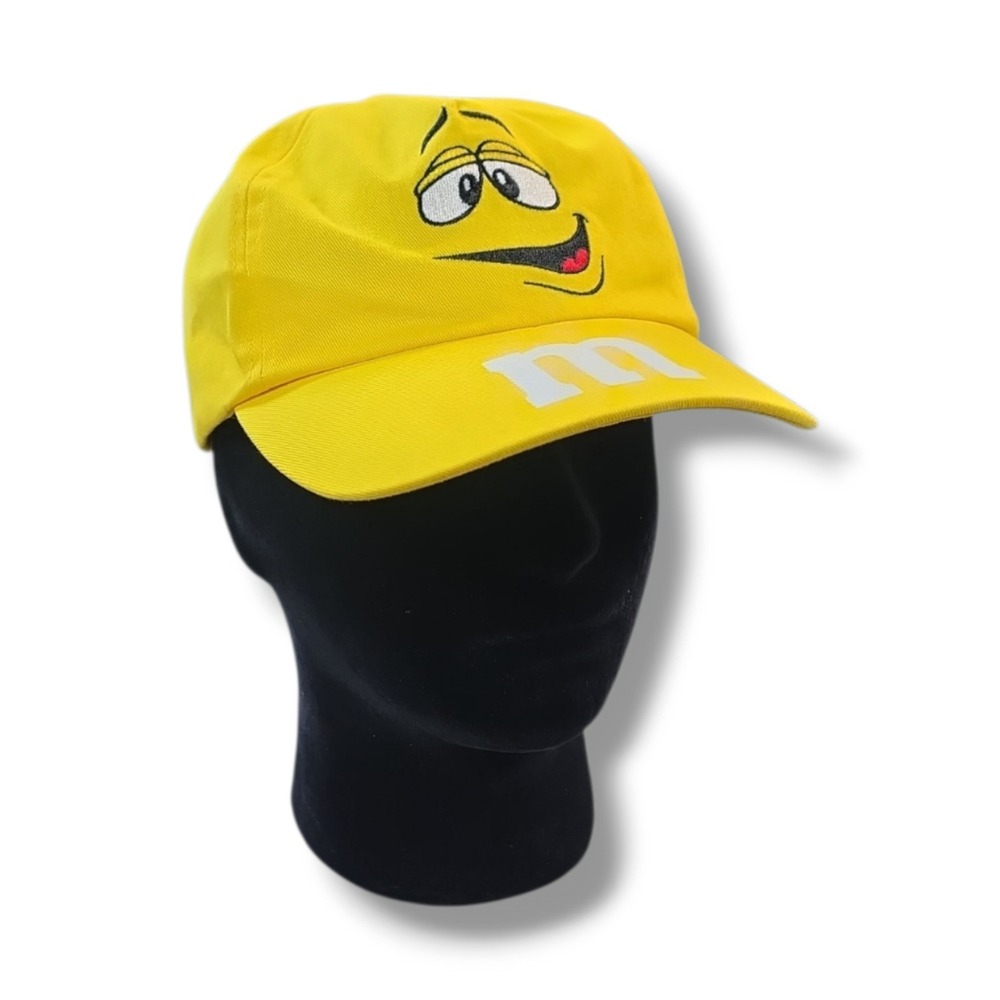 Mar's M&M Yellow Peanut Candy Character Embroidered Strap Back 2011 Hat Cap